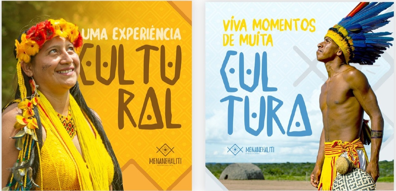 Comunicação do projeto Menane Haliti de etnoturismo